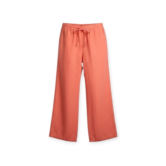 Juicy Couture Other - Juicy Couture Baby ♔ Easy Linen Pant ♔ Coral Pink ♔ Girl’s 6 6X ♔ Slouchy Chic ♔